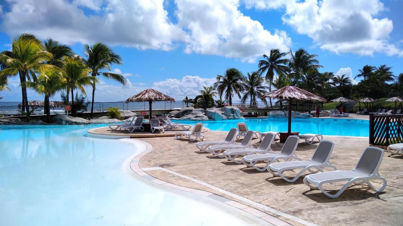 Studio Avec Grande Piscine, Plage Cannelle Caraibes 圣弗朗索瓦 外观 照片